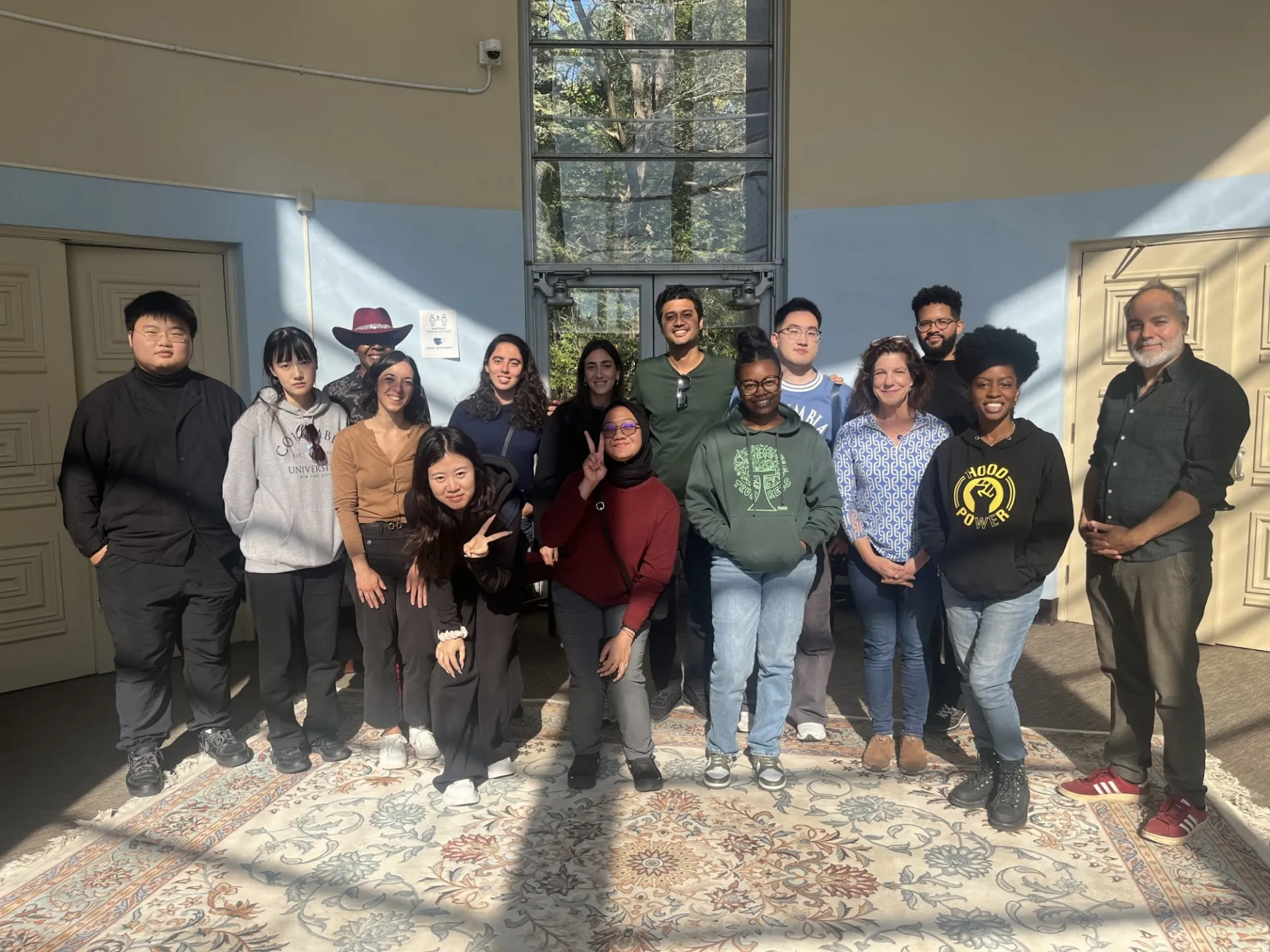 Students with partners in Wilkinsburg