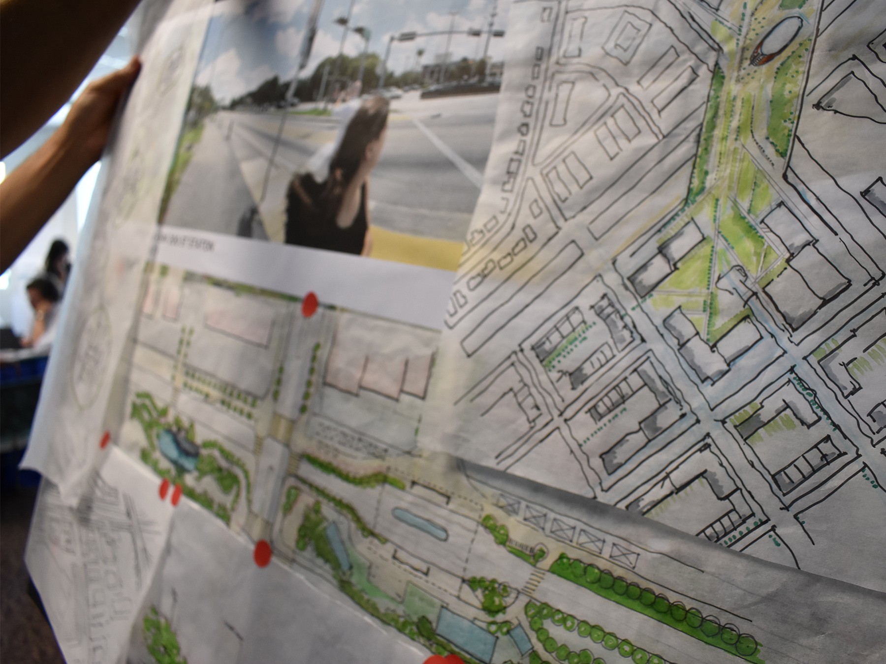 C Arousel Sketches Of Public Space Around Future Transit Hibs
