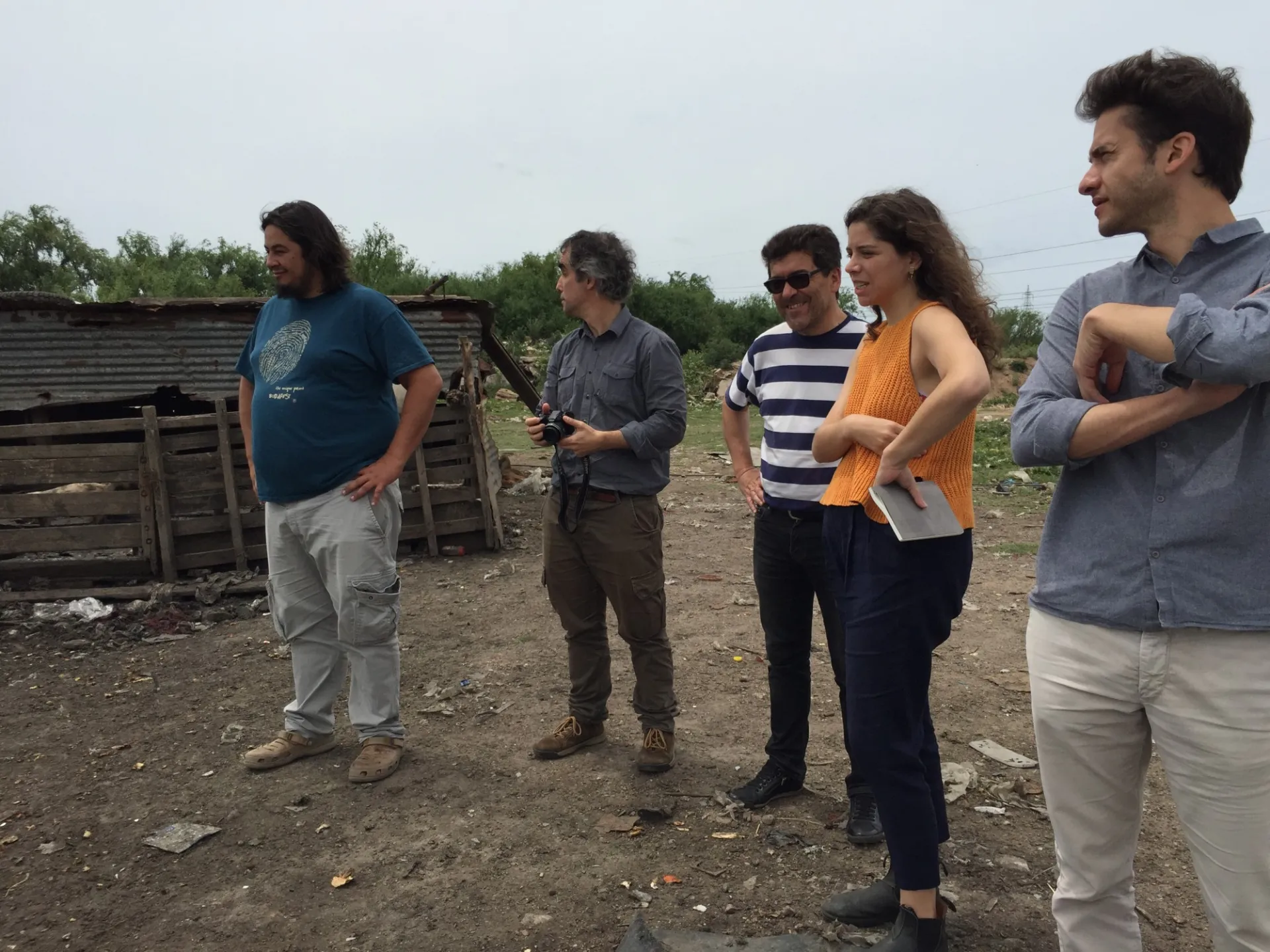 Carousel UdR, Intendencia De Montevideo And 100RC Team Visiting Sites Along The Pantanoso Creek, Nov 2018.JPG