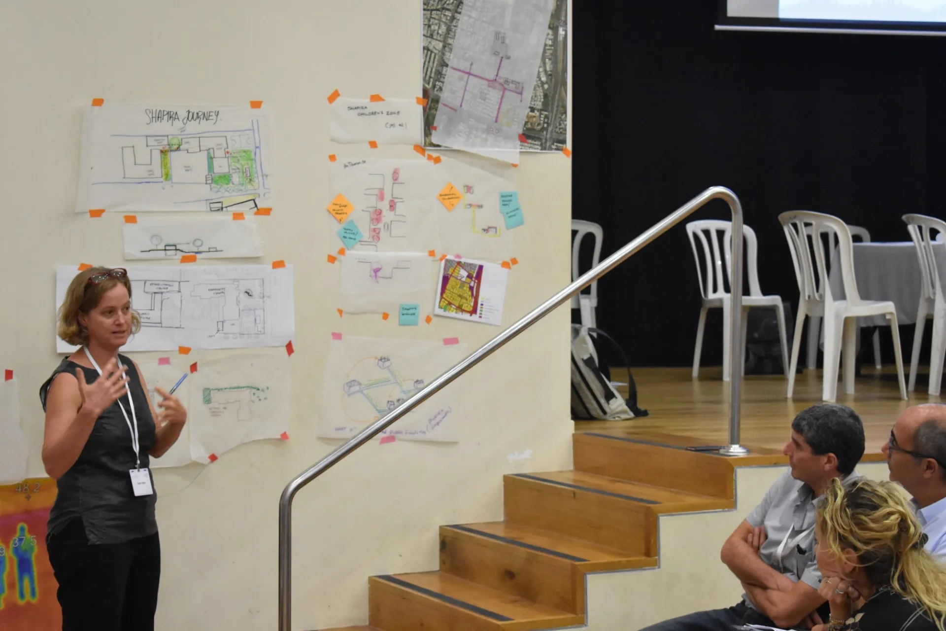 Workshop critique session with senior municipal leadership