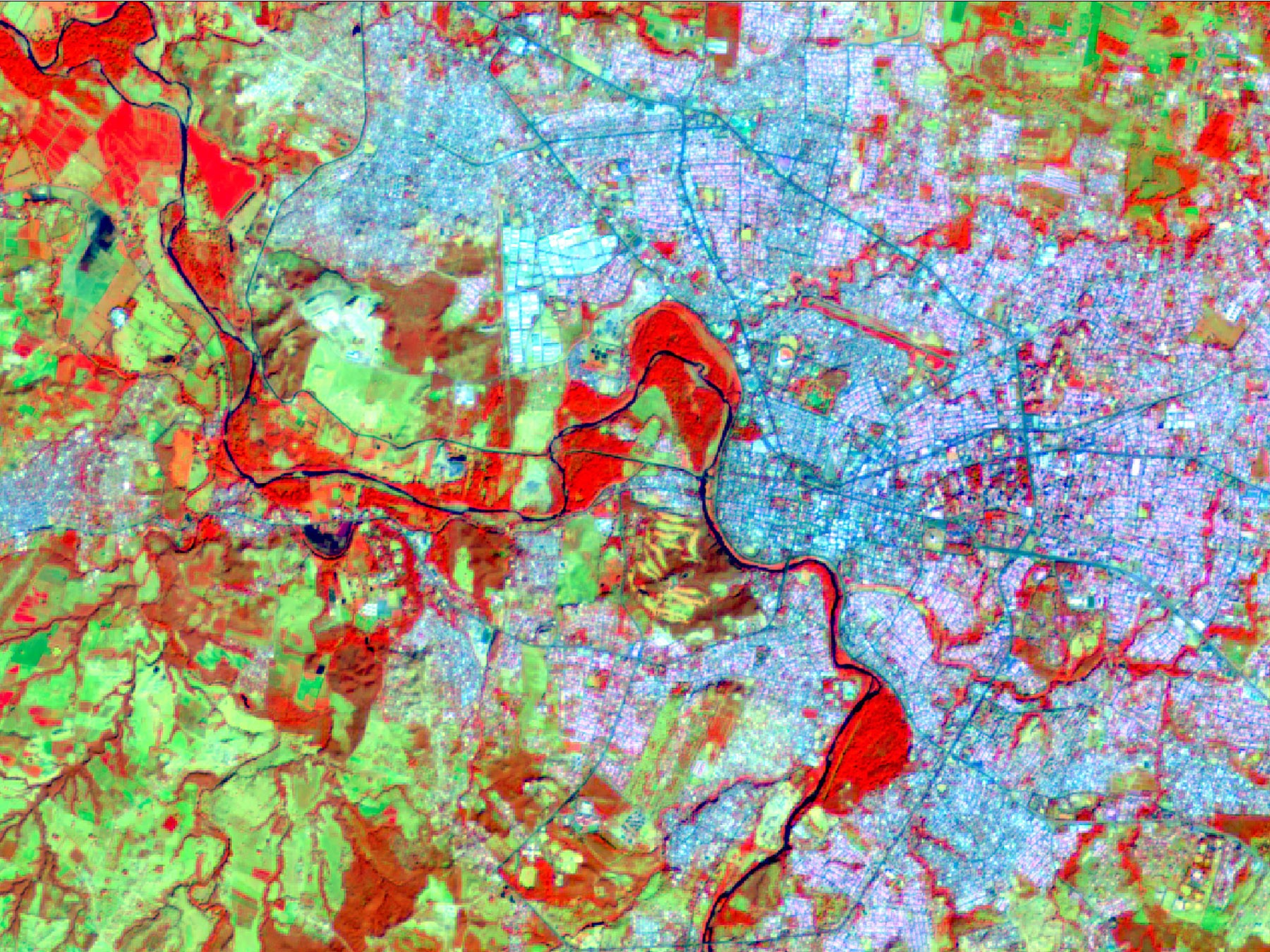 Santiago de los Caballeros, Sentinel-2 - Vegetation and water Carousel SDLC, Dominican Republic, Sentinel 2 Vegetation And Water