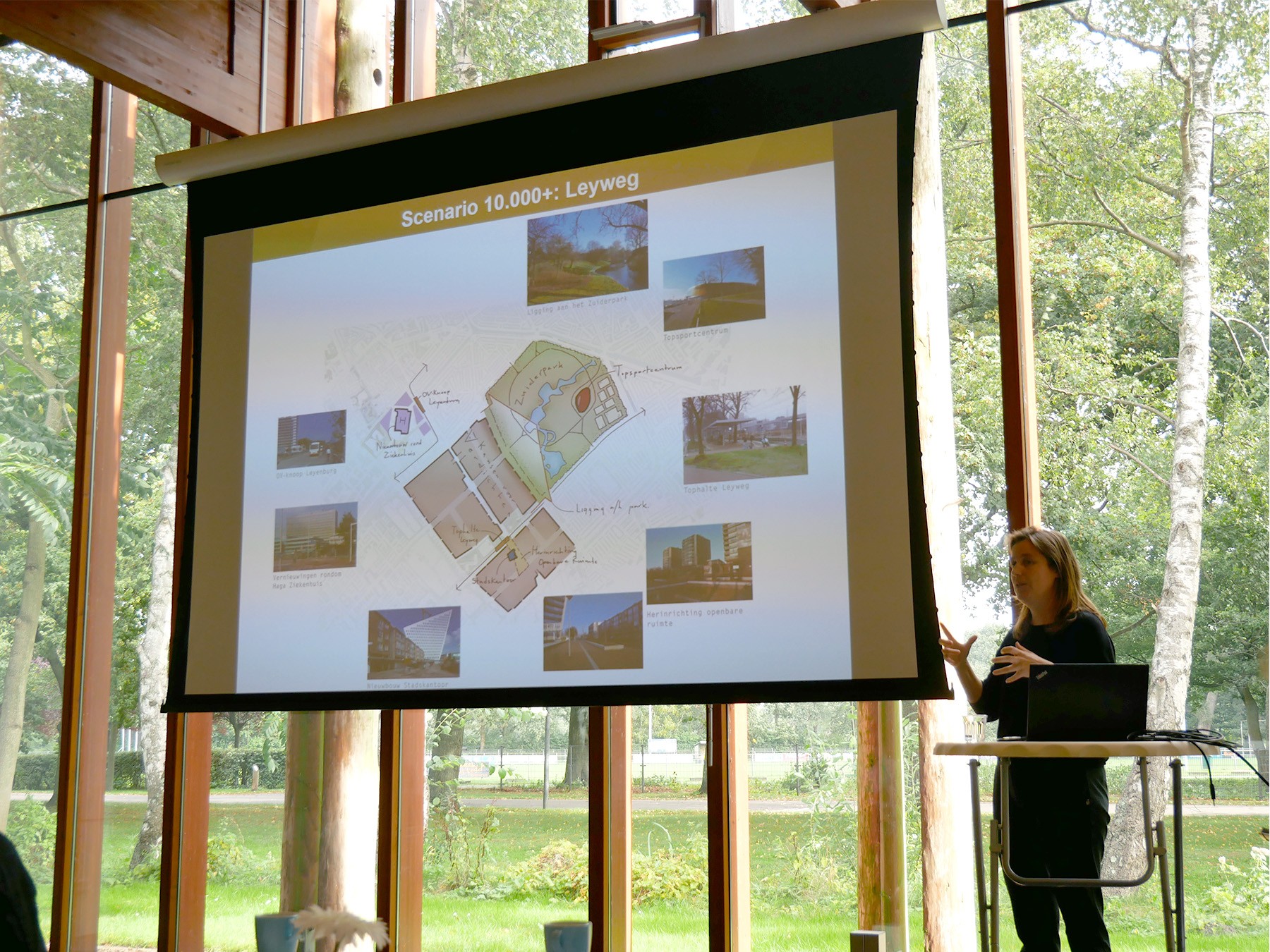 Marije Stelloo presents planning on the Southwest 12x9 Hague Workshop 11