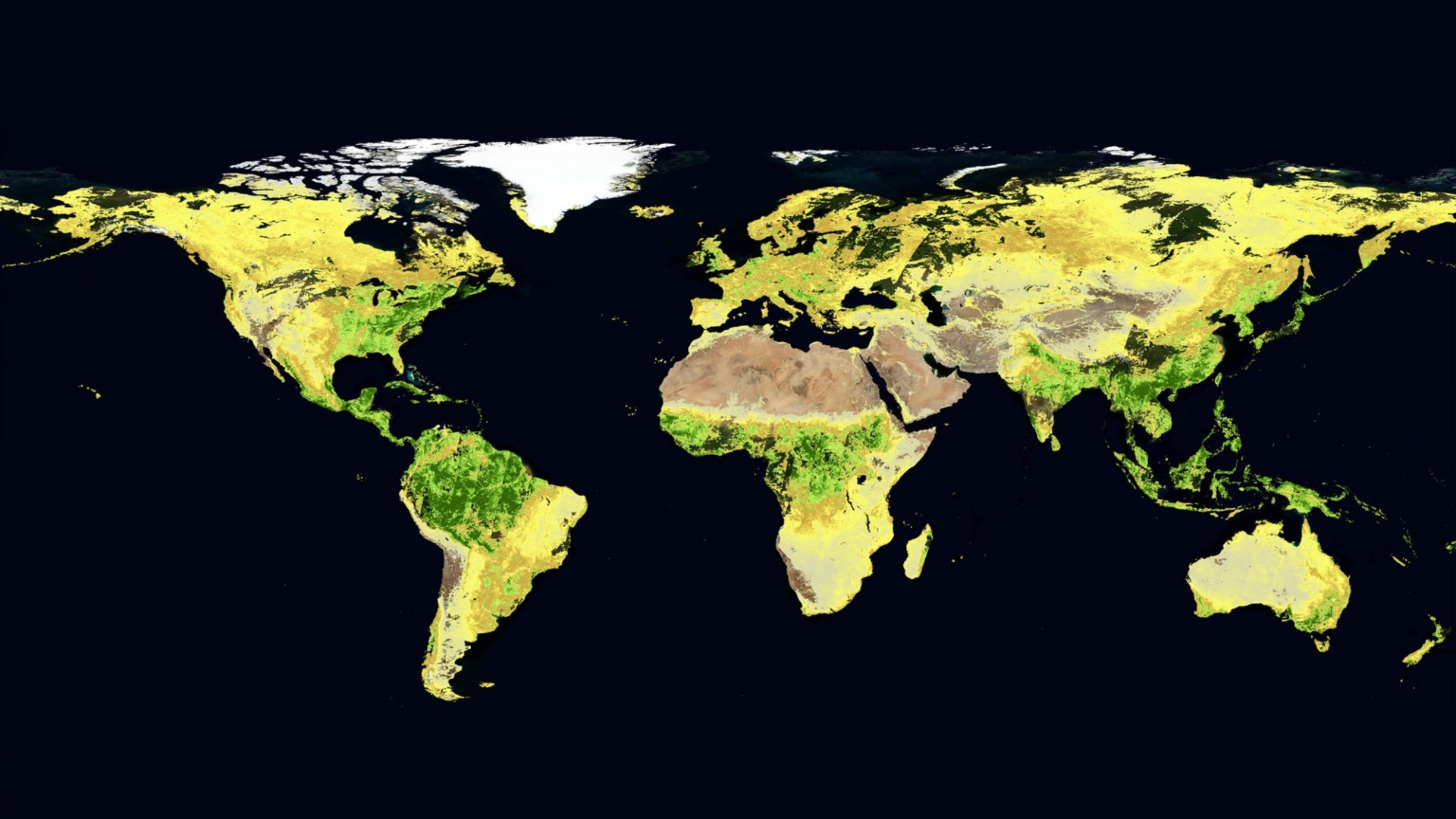 World Map Aerial Imagery Extended