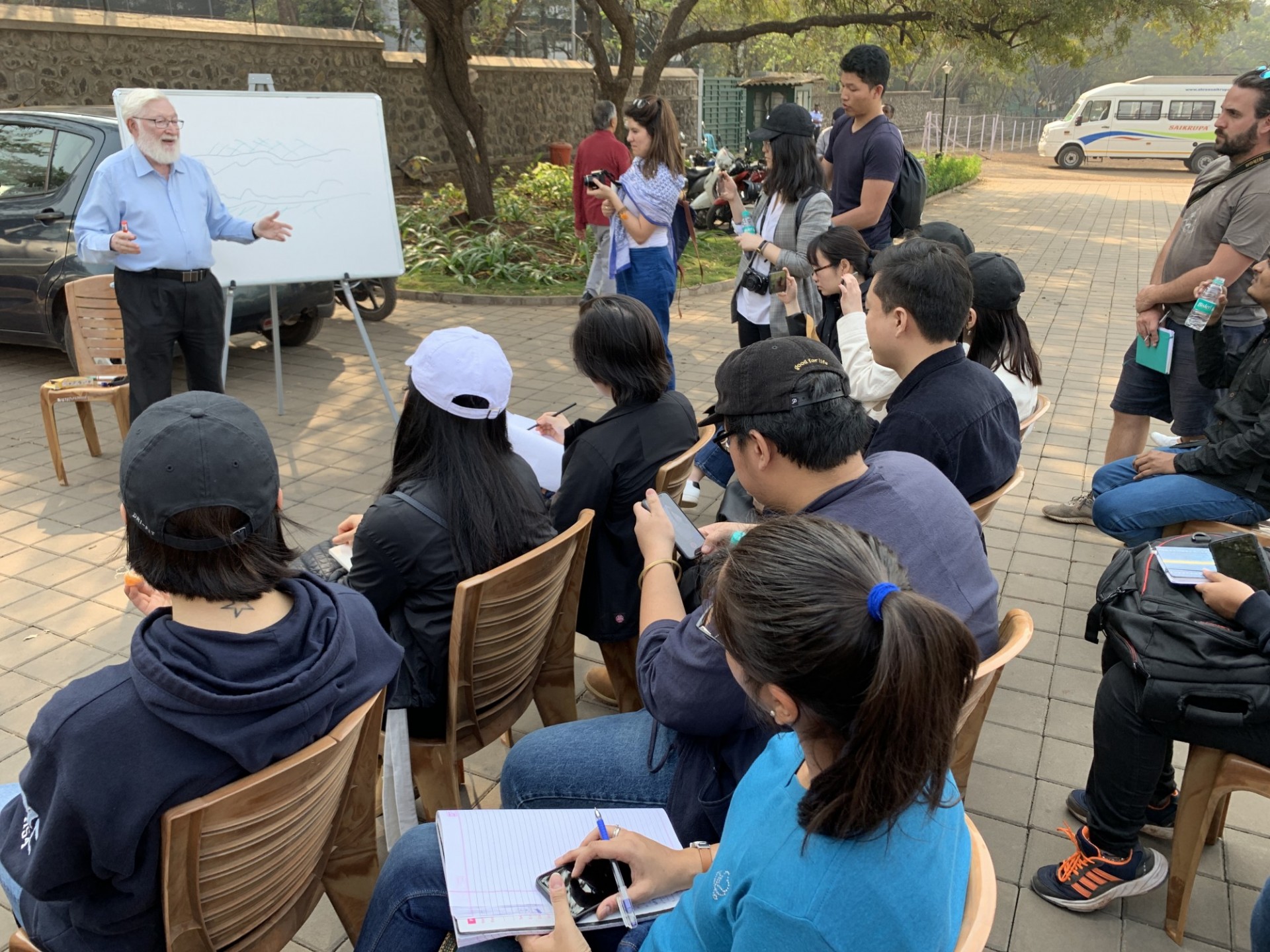 Dr. Barucha explains the Mula Mutha Watershed